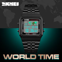 SKMEI Fashion Mens Watches Top Brand Luxury Countdown Stopwatch Electronic Digital Watch Men Waterproof Military Sports Watches