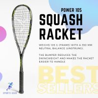 PERFLY แร็คเกต แร็คเกตสควอช แร็คเกตสควอชรุ่น Power 105 ( Squash Racket Power 105 ) Squash สคอช ไม้สคอช ลูกสควอช สควอช