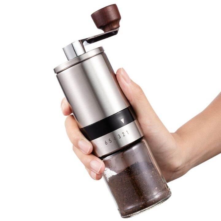 hot-new-เครื่องบดกาแฟแบบแมนนวลพร้อมโรงสีข้อเหวี่ยง-burrhandle-ทรงกรวยสำหรับกาแฟหยดเอสเพรสโซ่ฝรั่งเศส