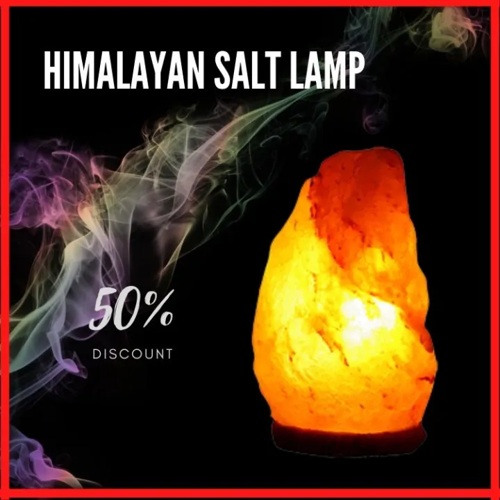 Himalayan Salt Lamp Lighting Table, Table Lamp Health Benefits
