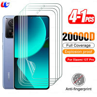 ฟิล์มไฮโดรเจลแบบนิ่ม4-1ชิ้นสำหรับ Xiaomi 13 T Pro 5G ฟิล์มกันรอยป้องกันเต็มพื้นที่ของหน้าจอ Xiomi 13TPro Mi 13 T Mi13TPro Mi13T Xiaomi13T Pro 6.67นิ้วป้องกันหน้าจอ2023ไม่ใช่กระจก