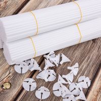 ◈№ 100Pcs 30cm White PVC Balloons Holder Sticks with Clip Latex Balloon Stick Birthday Wedding Party Supplies Kids Party Decor