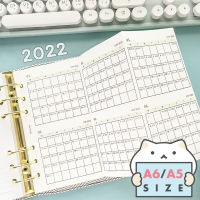 ? SALE กระดาษรีฟิล 6 รู แผนรายปี 2022, 2021, 2020 ⭐️  กางได้ 3 ทบ A6/A5 | Planner Refill Paper Insert 6 Holes Plan Diary กระดาษเจาะรู กระดาษรีฟิลล์ รีฟิลกระดาษ by mimisplan