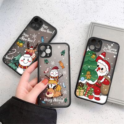 New Year Gifts Snow Elk Merry Christmas Case For Xiaomi Redmi Note 12 11 Pro Plus Turbo 12S 11S 10S 10 9S 9 Redmi 10C 12C Cover