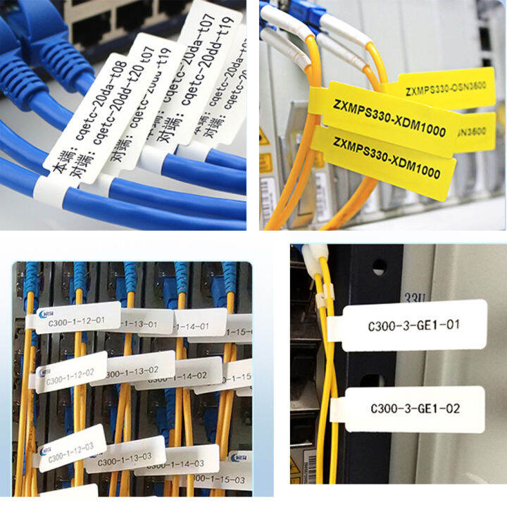 สายเคเบิล-label-niimbot-d11-d110-d101สายเคเบิลกระดาษการระบุสายข้อมูลแท็กสายไฟเบอร์ป้ายสติกเกอร์ออแกไนเซอร์เครือข่ายกันน้ำน้ำมันหลักฐานรอยขีดข่วนกาวตนเองกระดาษฉลากความร้อน