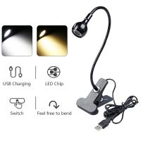 ✣ஐ▼ 1pc Adjustable Goosenecks Clip On USB LED Lamp For Music Stand And Book Reading Light