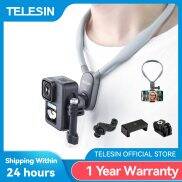TELESIN Giá Đỡ Cổ Bằng Silicon Cho Điện Thoại Thông Minh Hành Động Gopro
