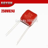 10pcs/lot CBB 250V824J 250V 0.82UF 820NF  Pitch 15MM 20MM 824J 250V CBB Polypropylene film capacitor