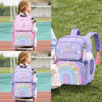 Tas Ransel Anak Perempuan กระเป๋านักเรียนโรงเรียนประถมศึกษากระเป๋านักเรียนนักเรียนวัยรุ่นกระเป๋านักเรียนเดินทางเด็กประถมกลับไปโรงเรียนอายุ5-12ปี