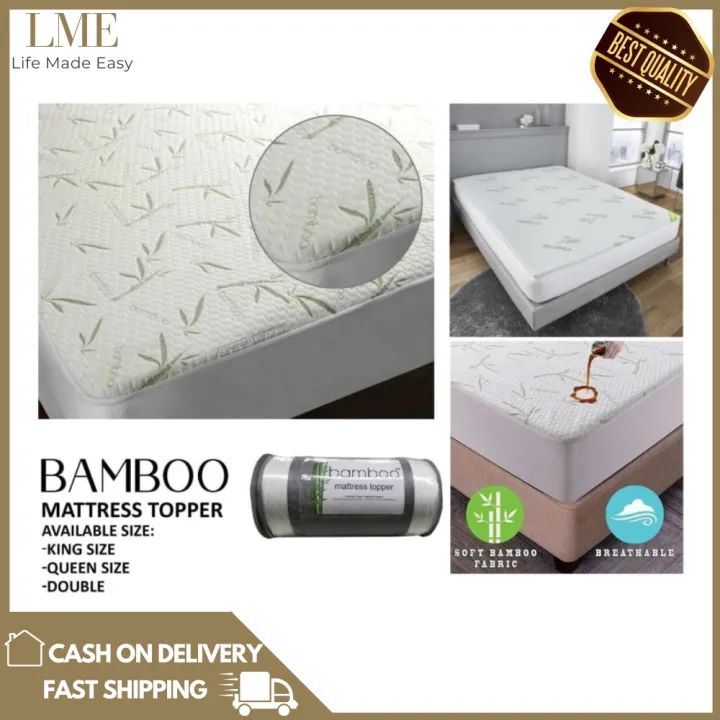 LME Bamboo Memory Foam Mattress Topper / Bedding & Bath / Bedding