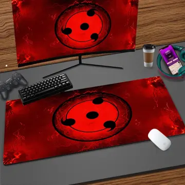 Naruto Anime Gaming Mouse Pad Mat For Keyboard, Mouse, Desk, PC Sharingan