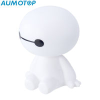 เครื่องประดับตกแต่งภายในรถตุ๊กตาสั่นหัวหุ่นยนต์ Baymax ลายการ์ตูนอุปกรณ์ตกแต่งรถยนต์ทำจากพลาสติก