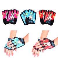 hotx【DT】 Gloves Kids Child Outdoor Non Half breathable materials