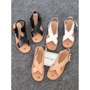 DÉP SANDAL NỮ QUAI CHÉO MÀU ĐƠN GIẢN NHẸ NHÀNG - PHỐI ĐỒ SIÊU DỄ