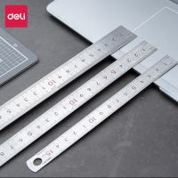 【CC】☼✵☃  1PCS 8461/8462/8463/8464 Office Desk stainless 15cm 20cm 30cm 50cm teel ruler straight