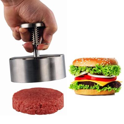 304 Stainless Steel Hamburger Press Homemade Burger Patty Maker DIY Pork Beef Burgers Kitchen Cook Meat Tool Burger Machine