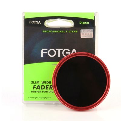 FOTGA Ultra Slim ND Filter 49/52/55/58/67/72mm Fader Adjustable Variable ND Lens Filter ND2 ND8 ND400