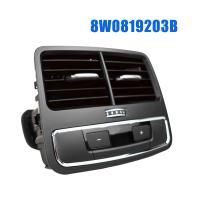 Car Rear Center Air Outlet Vent Automobile Vent Air Conditioning Decorative Panel 8W0819203B for Audi A4 8W B9 2017-2021 8W0 819 203 B 6PS