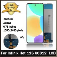 ของแท้สำหรับ Infinix Hot 11S ชุดดิจิไทเซอร์หน้าจอสัมผัสหน้าจอ X6812สำหรับ Infinix Hot 11S NFC ชิ้นส่วนอะไหล่ LCD X6812B