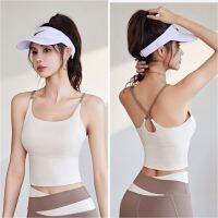 2023ฤดูร้อนโยคะเบาะกีฬา ผู้หญิงไม่มี Underwire Gym คุณภาพสูงผู้หญิง s Backless ออกกำลังกาย Lady Underwear