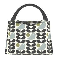 Bird Orla Kiely Abstract Design Lunch e Leakproof Scandinavian Thermal Cooler Food Insulated Lunch Bag Office Pinic Container