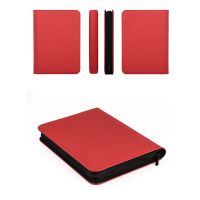 9 Pockets Game Card Book Card Side Loading Binder Game Zipper Card Album Fixed Pockets Pages with 360 Pockets