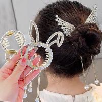 【jw】✆♝  Tassel Hair Claw Hairpins Clip Back Headdress Accessories