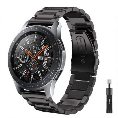 （A Decent035）สายโลหะ22มม. สำหรับ Samsung Galaxy Watch 3 Huawei GT2 /Amazfit GTR สร้อยข้อมือสแตนเลสสายรัดข้อมือสำหรับนาฬิกา Samsung 20มม. 5/4