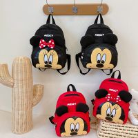 Original Disney Cartoons Backpack Mickey Mouse Minnie StellaLou High Capacity Anime Children School Bag Oxford Waterproof Gifts