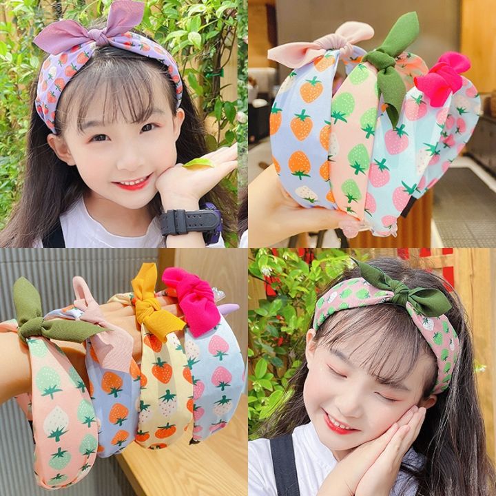 cc-print-floral-strawberry-bow-hairband-for-hair-hoop-headband-headwear-children-accessories