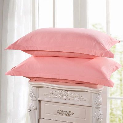 【JH】 1Piece Cover Color Brief Polyester Pillowcases Bedroom Use Cases 48cmx74cm