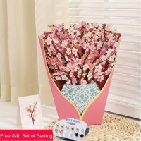 【YF】◑  Paper Pop Up Cards Bouquet Greeting with Note Card Envelope Lovers Wedding Mothers Day Invitation