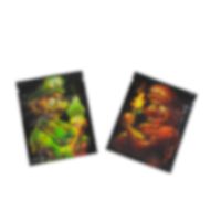 Laser Mylar Bags Cartoon Plastic Ziplock Food Bags Cookies Candy Phouch Self Sealing Packaging Reflective Phouches Storage Bag Food Storage Dispensers