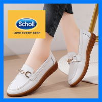 รองเท้าผู้หญิง Scholl Scholl รองเท้าแตะหนังของผู้หญิงรองเท้าสตรี Kasut Wanita รองเท้าแตะลำลอง Scholl รองเท้าแตะสตรี Scholl สำหรับผู้หญิง Scholl รองเท้าแตะโบฮีเมียผู้หญิงรองเท้าโบ้ทรองเท้าโลฟเฟอร์แบน