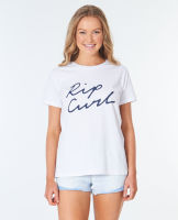 RipCurl เสื้อยืดผู้หญิง GTEJB9 LOGO STANDARD TEE P20