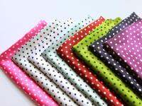 By Meter Cute Polka Dots Material Satin Charmeuse Soft Coat Lining Scarf Diy Fabric