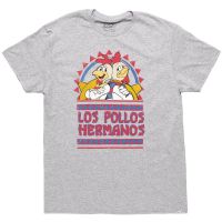 【HOT】เสื้ Isaac Morris Breaking Bad Los Pollos Hermanos men Short Sleeve cotton Graphic gildan Tee Pattern customizationS-5XL100%cotton