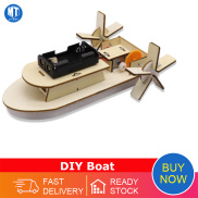 DIY Boat Model Material Set Wood Boat Building Kit 3D Assemble Wooden