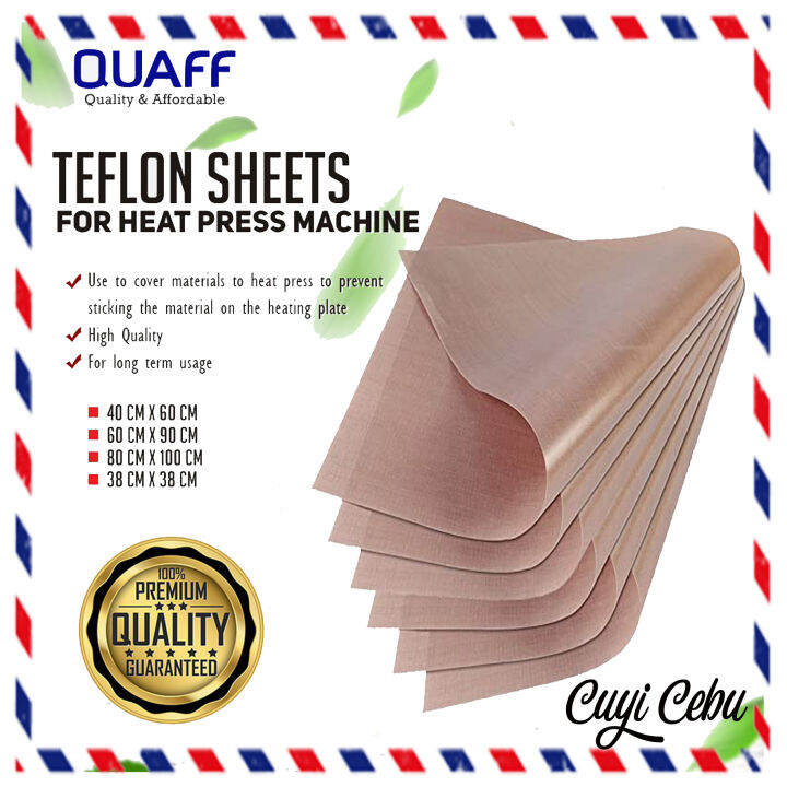 TEFLON SHEETS FOR FULL SUBLIMATION HEATPRESS 60X90 CM/ 80X100CM CUYI