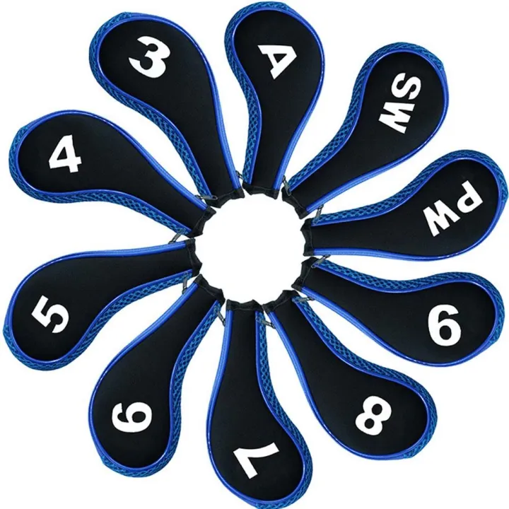 ASDFDHFU Golf Putter Sports Protective Cover Golf Iron Covers Set Golf