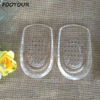 ₪卐▧ FOOTOUR Silicone Gel Insoles Heel Cushion Cup Relieve Feet Pain Protectors Spur Support Shoes Inserts Foot Care Massage Pads