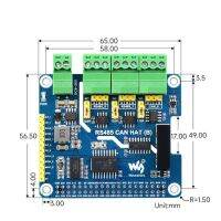 RS485 CAN Expansion Board for Isolated Dual RS485+CAN SPI Communication