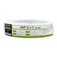 สายไฟ VAF RANZZ 2x1 ตร.มม. 30 ม. สีขาวELECTRIC WIRE VAF RANZZ 2X1SQ.MM 30M WHITE **คุ้มที่สุดแล้วจ้า**