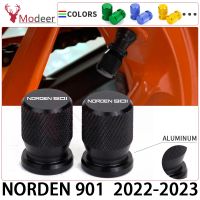 卍 NEW Pair For Husqvarnn Norden 901 norden901 NORDEN 901 Motorcycle CNC Aluminum Accessories Wheel Tire Valve caps Airtight Covers