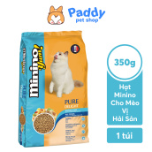 350g Hạt Minino YUM Cho Mèo Mọi Lứa Tuổi - Vị Hải Sản