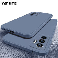 Vantime สำหรับ Vivo V23e 5G / V23e Square Edges เคส ซิลิโคนเหลวปลอก เลนส์ Protection Soft Slim ฝาหลัง