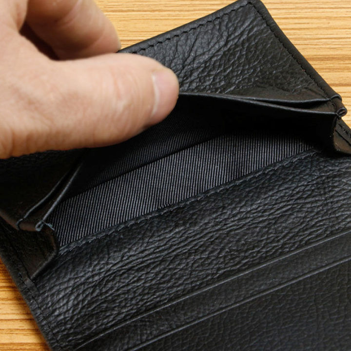เคสหนังแท้สไตล์ญี่ปุ่นสำหรับผู้ชาย-เคสใส่บัตรเครดิตกระเป๋าเงินแบบบางกระเป๋าสตางค์ใส่บัตรแบบ-vip-ซองใส่นามบัตรสำหรับเดินทาง