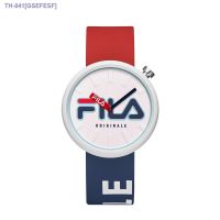 ❐ FILA FILA trend colours fashionable joker student couples neutral silicone watch men and women 6126-026