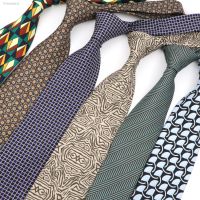 ♕✙ Mens 9cm Tie Floral Plaid Dots Stripped Neckties Classic Formal Business Ties For Wedding Party Suit Necktie Accessories Gift