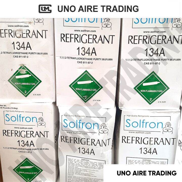 R134a Freon 13.6kg Solfron, Eufron, Transair Refrigerant Tank for Car ...